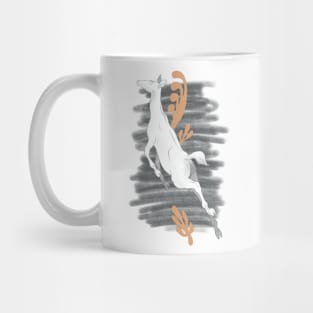 Deer Abstract Sketch Composition Mug